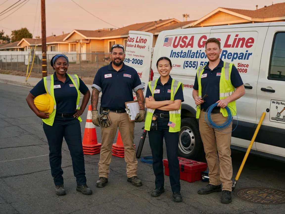 Gas Line Installation company in Gypsum, KS